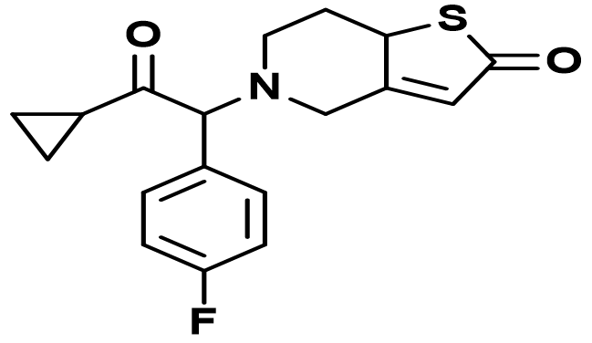 Prasugrel para-Fluoro Isomer Thiolactone